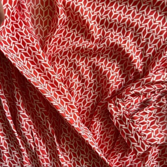 Women’s Worthington Orange and White Top 3X - Picture 4 of 4